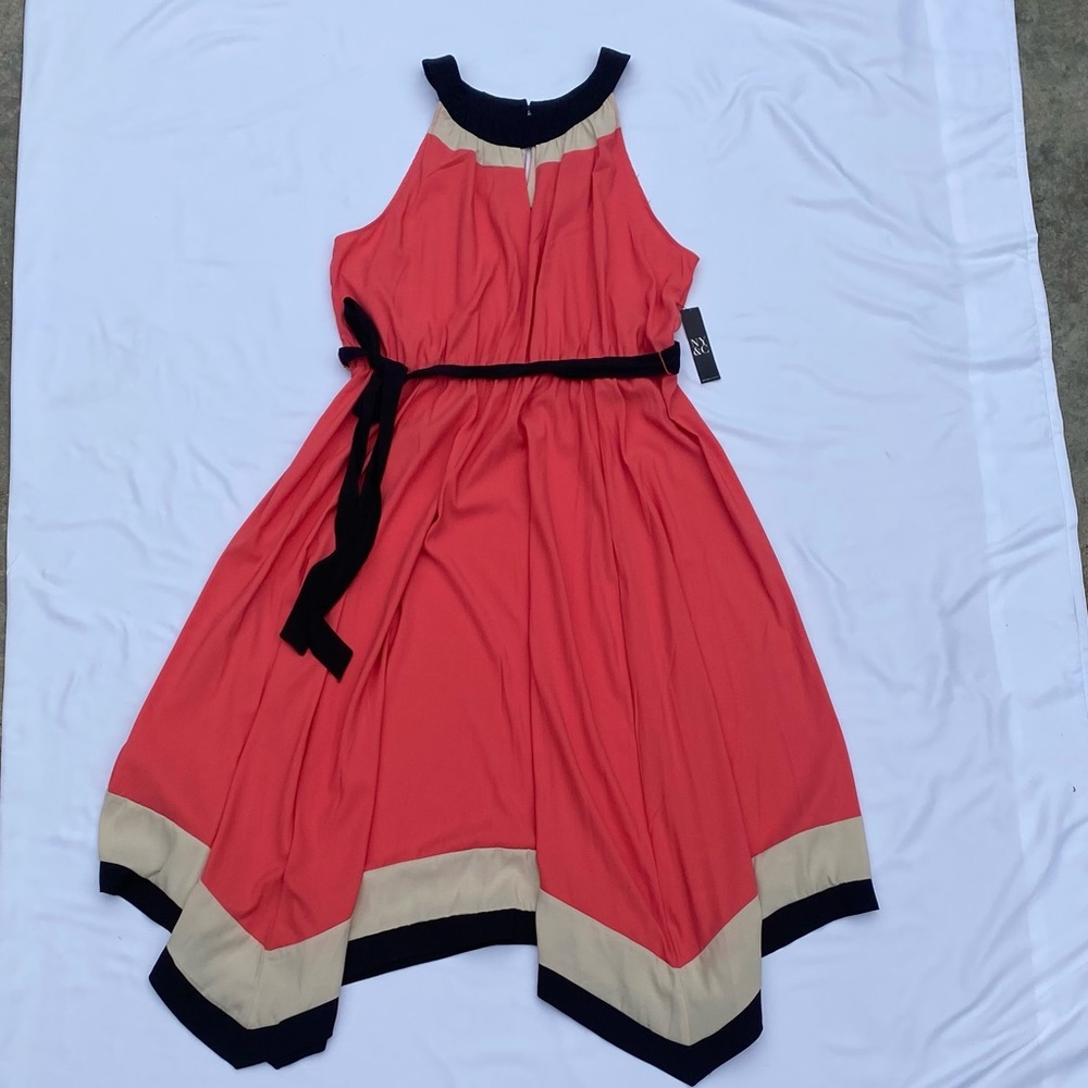 New York & Co. Asymmetrical Midi Dress